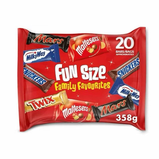 20 Fun Size Chocolate Bars 09/2025 Dated