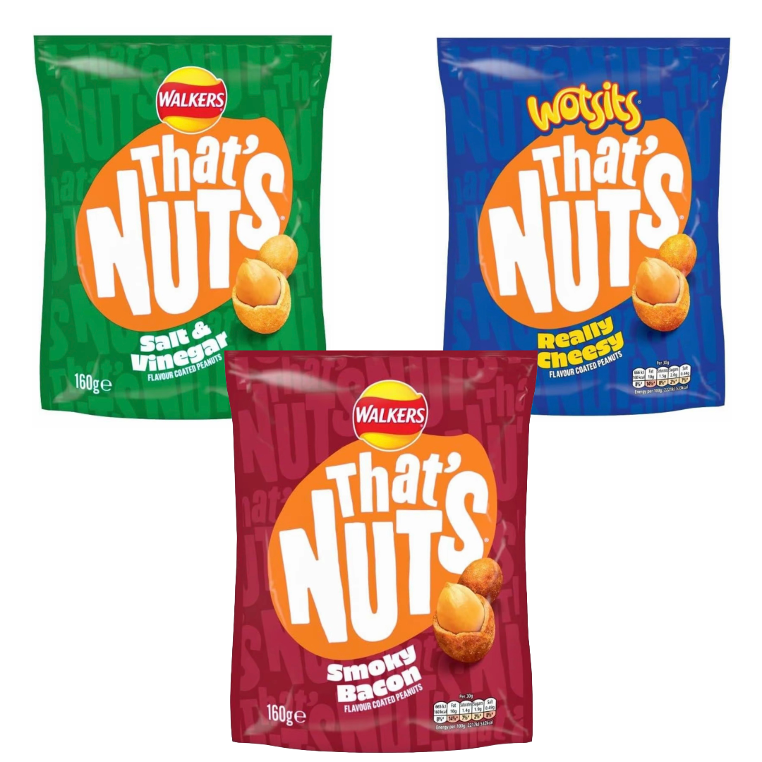 CLEARANCE ‘That’s Nuts’ 160g Bags Of Peanuts