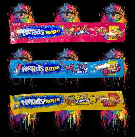 REDUCED TO CLEAR Nerds USA Rope 3 Flavours To Choose From!