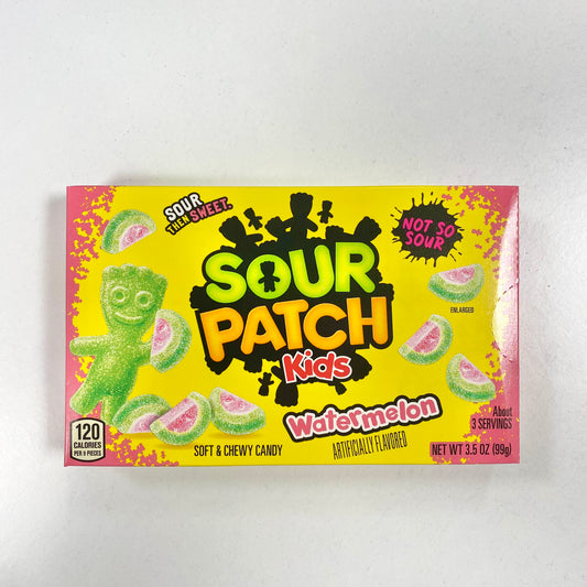 REDUCED TO CLEAR / EXPIRED 02/2024 Sour Patch Watermelon Theatre Box 99g
