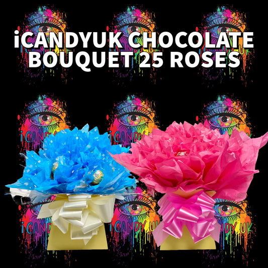 iCandyUK Exclusive 25 Piece Chocolate Bouquet Gift