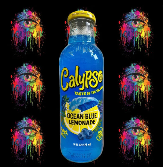 Calypso Ocean Blue Lemonade Bottles 473ml