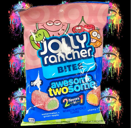REDUCED TO CLEAR / EXPIRED - 11/2023 Jolly Rancher Bites Awesome Twosome 184g Bag