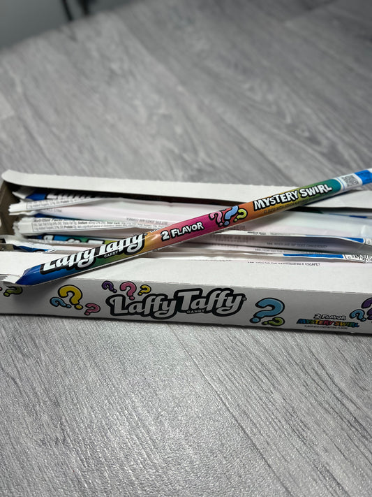 REDUCED TO CLEAR - EXPIRED 08/2023 LAFFY TAFFY 2 FLAVOUR MYSTERY SWIRL