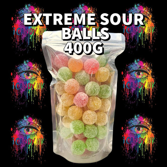 iCandyUK Extreme Sour Balls Mix! 400g