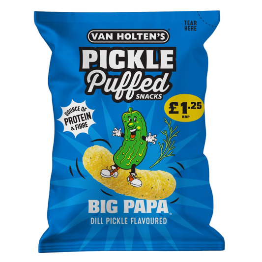 Van Holton Big Papa Dill Pickle Puffed Crisps