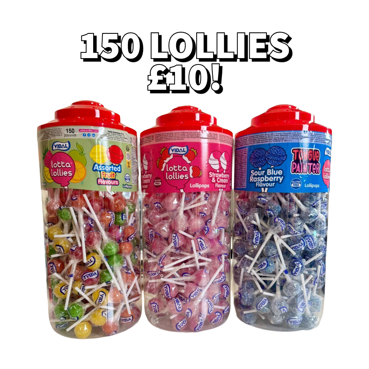 150 Lollies For £10!