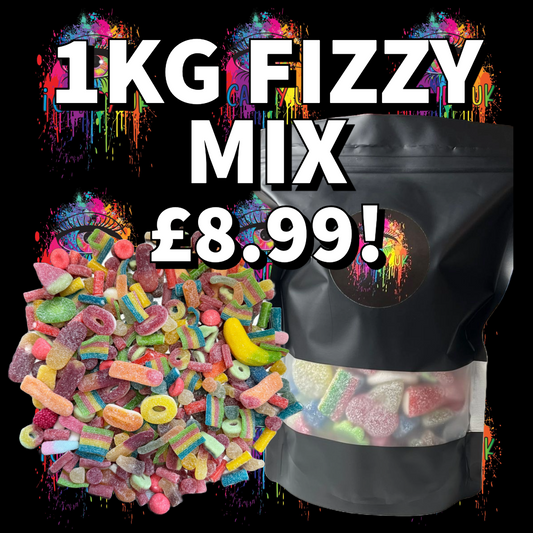 iCandyUK 1KG Fizzy Sweets Mix!