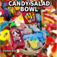 Candy Salad Bowl - Included 1 Souracha bottle, Popping Candy & Sour Chew Bar