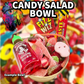 Candy Salad Bowl - Included 1 Souracha bottle, Popping Candy & Sour Chew Bar
