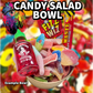 Candy Salad Bowl - Included 1 Souracha bottle, Popping Candy & Sour Chew Bar