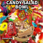 Candy Salad Bowl - Included 1 Souracha bottle, Popping Candy & Sour Chew Bar