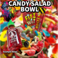 Candy Salad Bowl - Included 1 Souracha bottle, Popping Candy & Sour Chew Bar